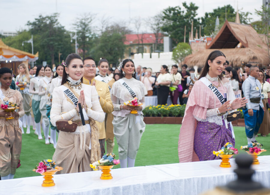 Dolgion Delgerjav, Miss Mongolia 2018; and Rahima Dirkse, Miss Netherlands 2018; attend the Royal Winter Festival in Bangkok, Thailand on December 8th. The Miss Universe contestants are touring, filming, rehearsing and preparing to compete for the Miss Universe crown in Bangkok, Thailand. Tune in to the FOX telecast at 7:00 PM ET live/PT tape-delayed on Sunday, December 16, 2018 from the IMPACT Arena in Bangkok, Thailand to see who will become the next Miss Universe. HO/The Miss Universe Organization